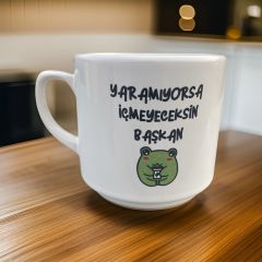 İlbay Seramik Times Kupa Bardak Mug Yaramıyorsa İçmeyeceksin