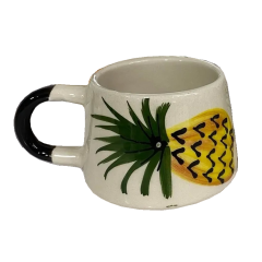 İlbay Seramik Klasik Kupa Bardak Mug Ananas