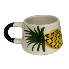 İlbay Seramik Klasik Kupa Bardak Mug Ananas