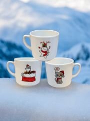 Yılbaşı Hediyesi 3’lü Seramik Times Kupa Bardak Mug