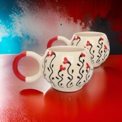 İlbay Seramik 2 li Ece Modern Sevgili Kupa Bardak Mug