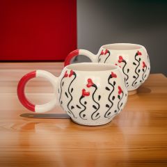 İlbay Seramik 2 li Ece Modern Sevgili Kupa Bardak Mug