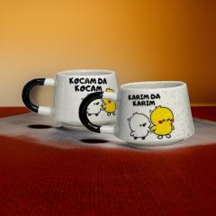 İlbay Seramik 2 li Klasik Karım Kocam Kupa Bardak Mug