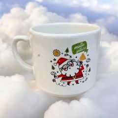 Yılbaşı Noel Baba Mutlu Yıllar Temalı Hediyelik Seramik Times Kupa Bardak Mug