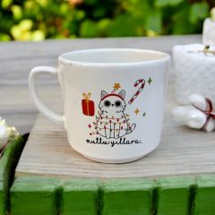 Yılbaşı Şeker Seramik Times Kupa Bardak Mug