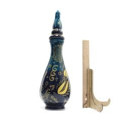 İlbay 35 cm Yaldızlı Çini Seramik Dekoratif Vazo
