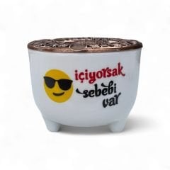 84 Adet Esprili Yazılı Ayşen küllük Toptan Satış | Toptan Küllük |