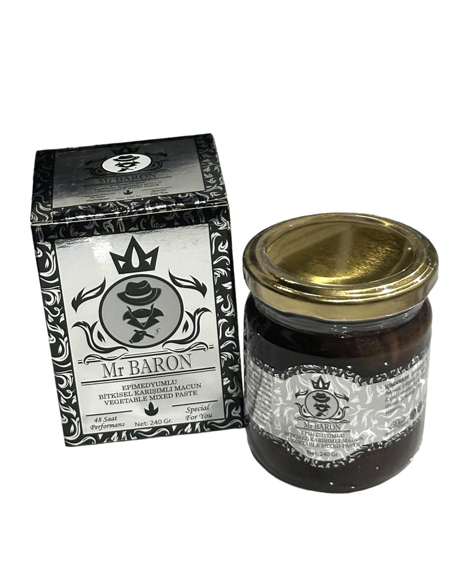 Mr Baron Macun 240 Gram Ginseng Çakşır Otu Macunu (Erkeklere Özel)