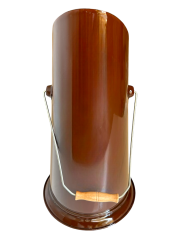 Emaye Kömür-Pelet Dökme Kovası (Özel Üretim)