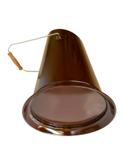 Emaye Kömür-Pelet Dökme Kovası (Özel Üretim)