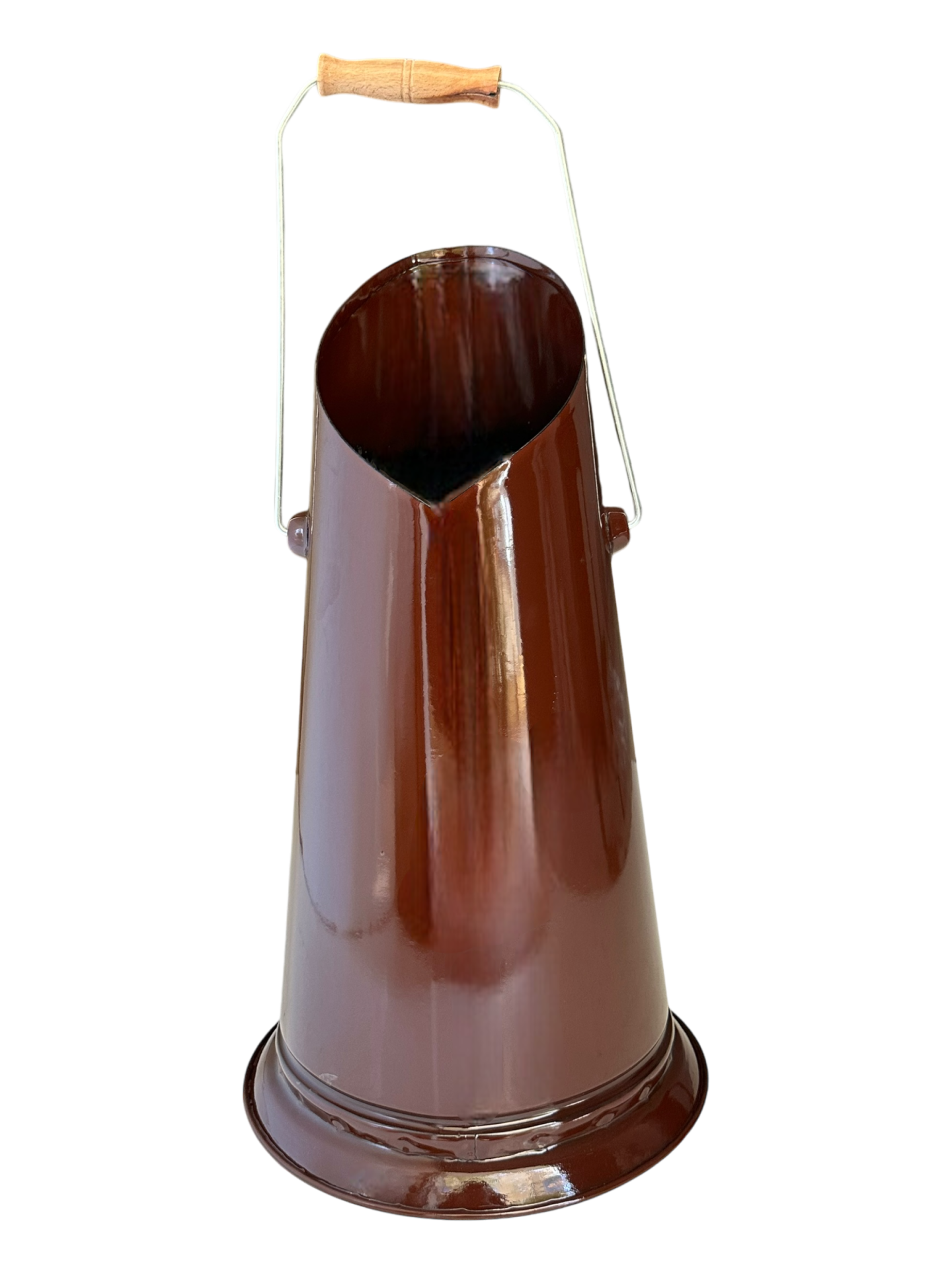 Emaye Kömür-Pelet Dökme Kovası (Özel Üretim)