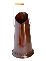 Emaye Kömür-Pelet Dökme Kovası (Özel Üretim)