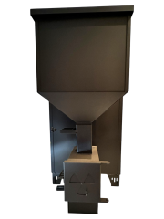 Şömine Model Tek Camlı Odunlu-Peletli Soba (Özel Üretim)