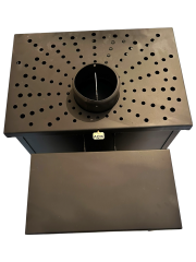 Şömine Fırınlı 2 Camlı Odunlu-Pelet Sobası (Özel Üretim)