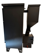 Şömine Fırınlı 2 Camlı Odunlu-Pelet Sobası (Özel Üretim)