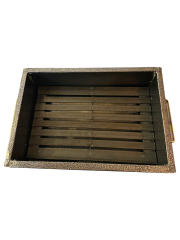 45'cm Fırın Boyalı Demir Mangal Katlanır Ayaklı (Özel Üretim)