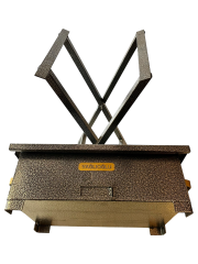 45'cm Fırın Boyalı Demir Mangal Katlanır Ayaklı (Özel Üretim)