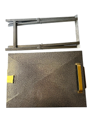 45'cm Fırın Boyalı Demir Mangal Katlanır Ayaklı (Özel Üretim)