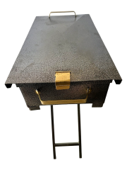 65'cm Fırın Boyalı Demir Mangal Katlanır Ayaklı (Özel Üretim)