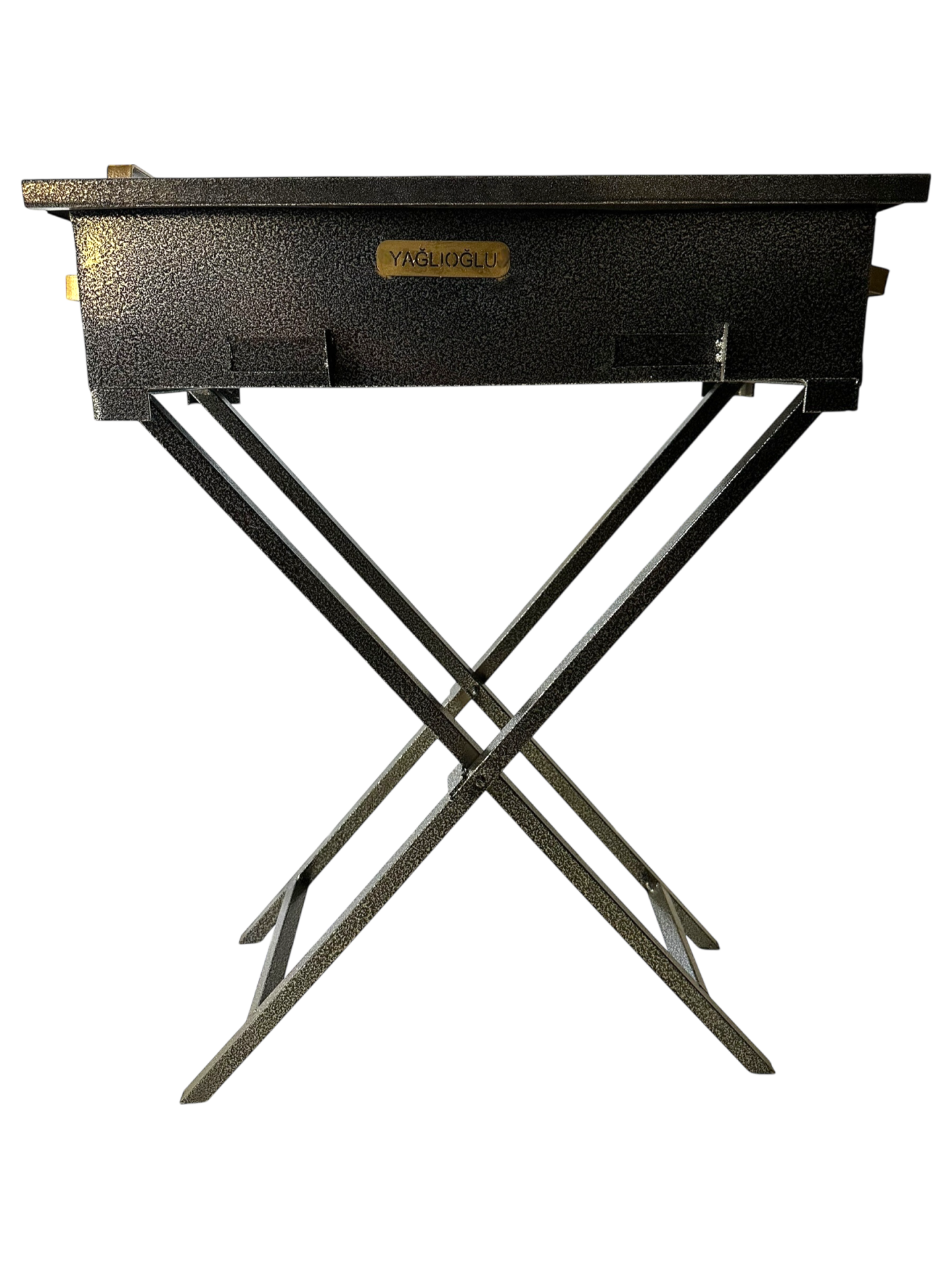 65'cm Fırın Boyalı Demir Mangal Katlanır Ayaklı (Özel Üretim)