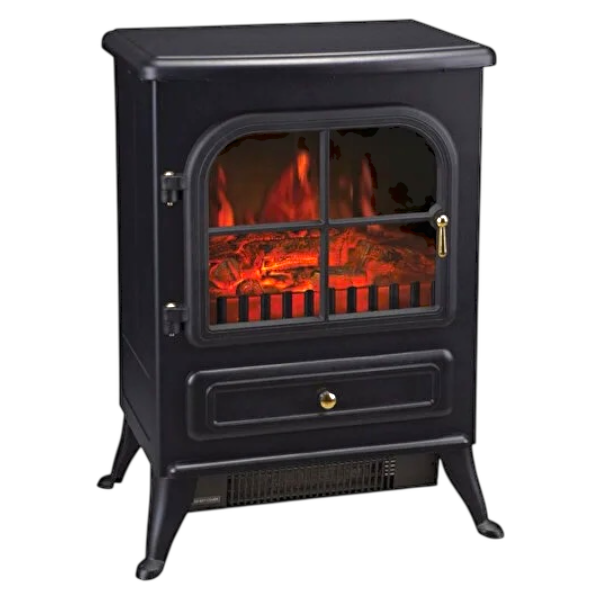 Ayaklı Elektrikli Şömine 1850 W Fanlı Isıtıcı Dekoratif