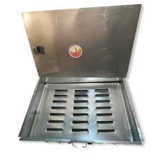 Galvanizli Mangal Katlanır Ayaklı 3.No Kapaklı Mangal (Model-1)