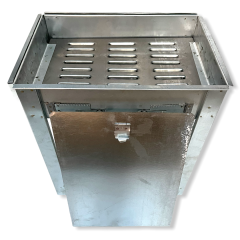 Galvanizli Mangal Sabit Ayaklı 3.No Kapaklı Mangal