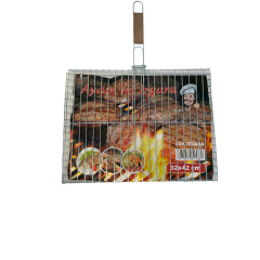 Yağlıoğlu Ticaret'den Ahşap Saplı 32X42 cm Büyük Boy Kalın Izgara-2