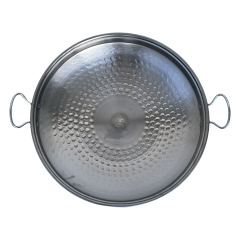Krom Paslanmaz Yemek Pişirme Tavası (Kapaklı) 45 Cm'lik