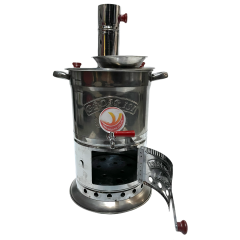 Odunlu Tek Musluklu Semaver (Model-3)