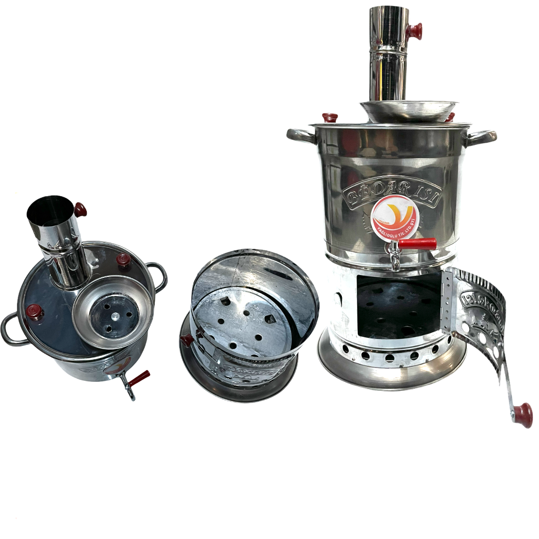 Odunlu Tek Musluklu Semaver (Model-3)