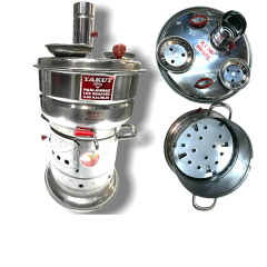 Odunlu Tek Musluklu Yakut Semaver Orjinal Çelik Semaver Büyük Boy