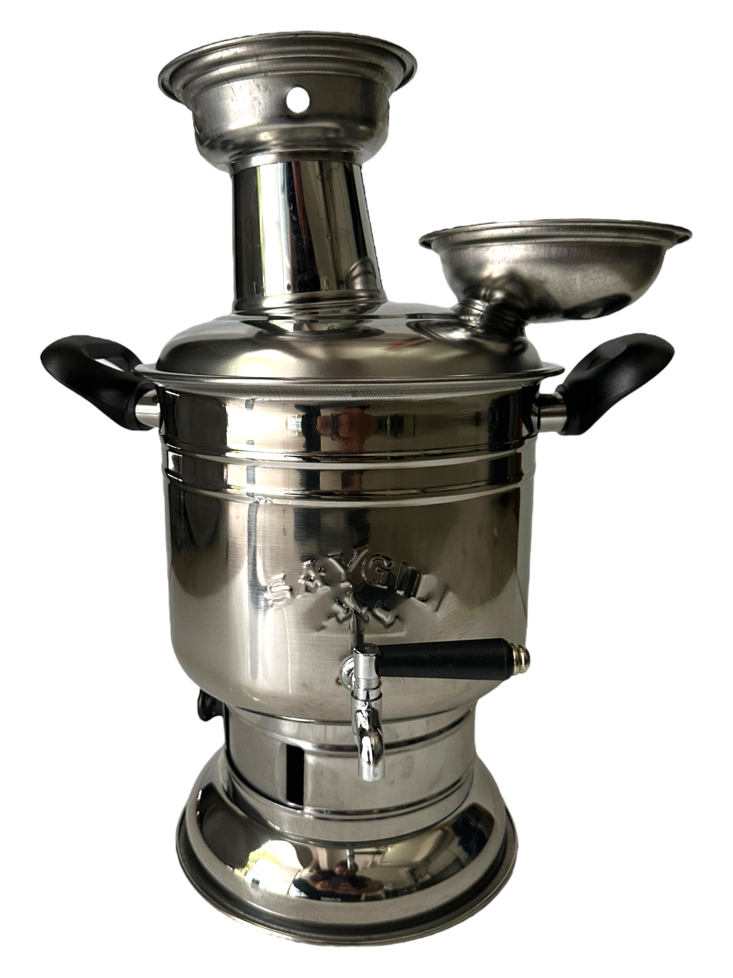 Közlü Tek Musluklu Semaver 3,5 LT Krom Semaver (Özel Seri)