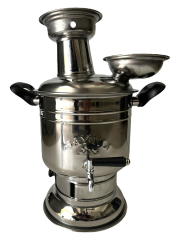 Közlü Tek Musluklu Semaver 3,5 LT Krom Semaver (Özel Seri)