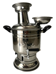 Közlü Tek Musluklu Semaver 3,5 LT Krom Semaver (Özel Seri)