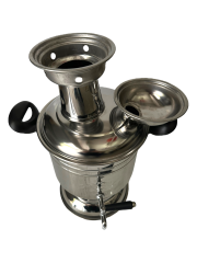 Közlü Tek Musluklu Semaver 3,5 LT Krom Semaver (Özel Seri)