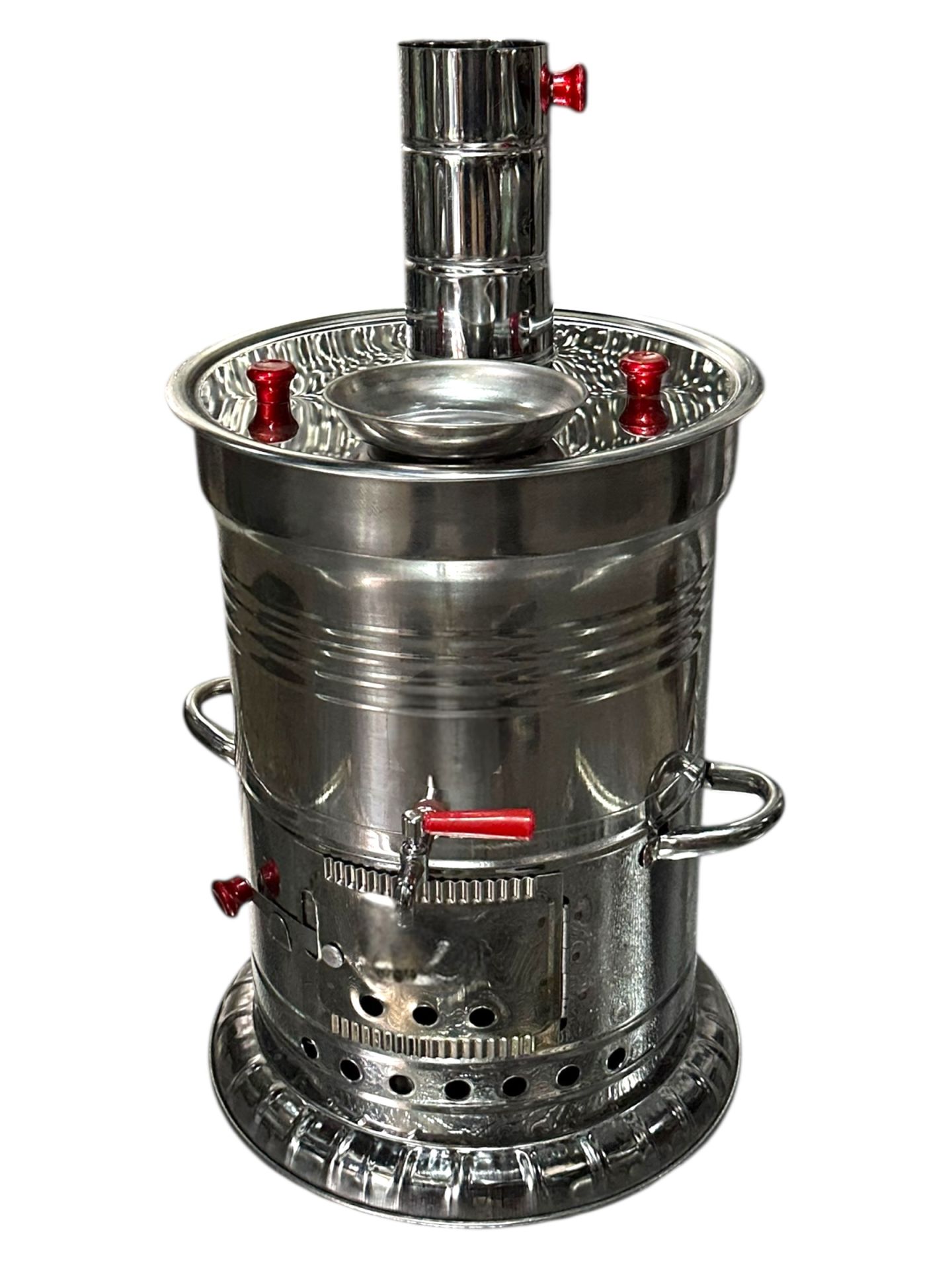 Odunlu Tek Musluklu Çelik Semaver (5 LT)