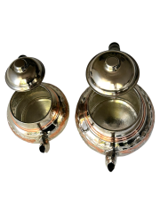 Bakır Çaydanlık El Dövme Desenli (Büyük Boy)