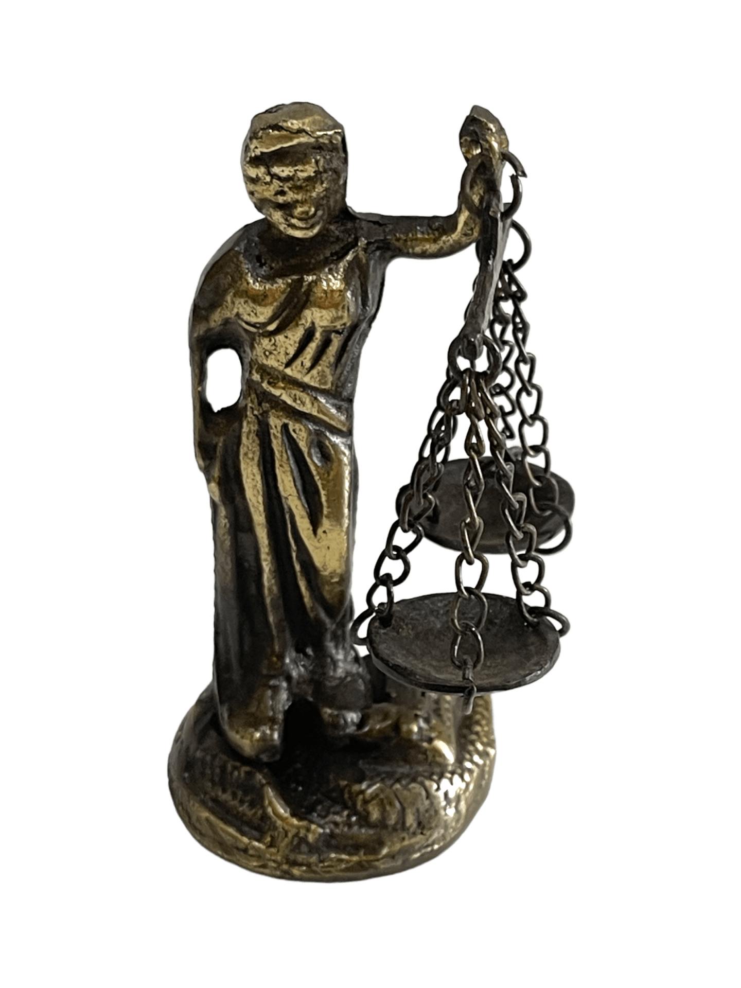Themis Adalet Heykeli Terazi Biblo (Küçük Boy)
