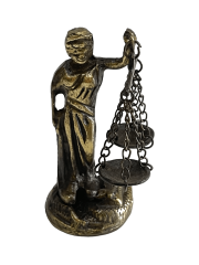 Themis Adalet Heykeli Terazi Biblo (Küçük Boy)