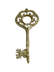 DEKORATİF PİRİNÇ DÖKÜM ESKİTME ANAHTAR (MODEL-2)