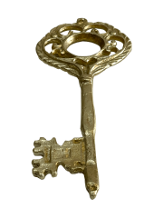DEKORATİF PİRİNÇ DÖKÜM ESKİTME ANAHTAR (MODEL-2)