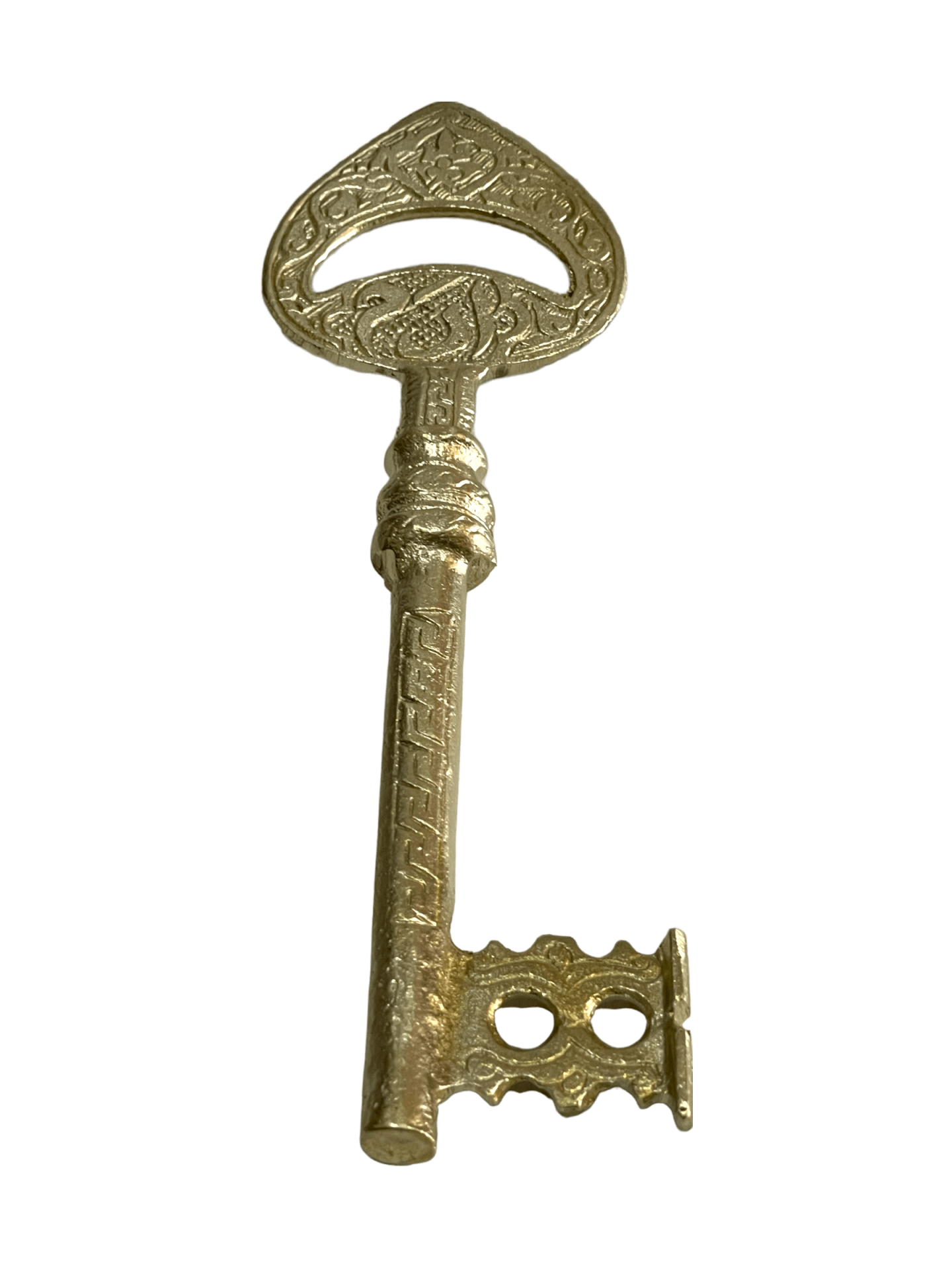 DEKORATİF PİRİNÇ DÖKÜM ESKİTME ANAHTAR (MODEL-3)