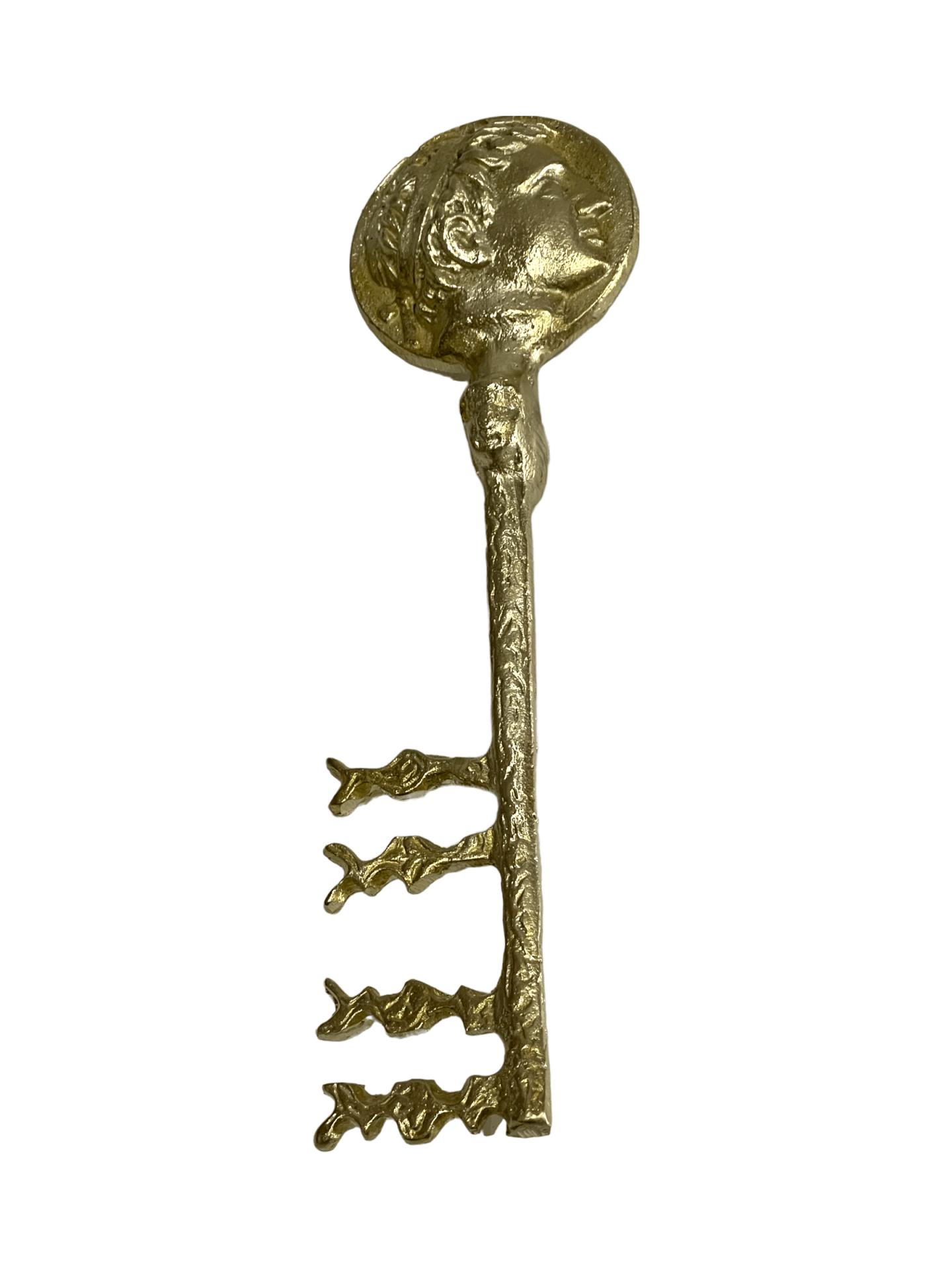 DEKORATİF PİRİNÇ DÖKÜM ESKİTME ANAHTAR (MODEL-8)