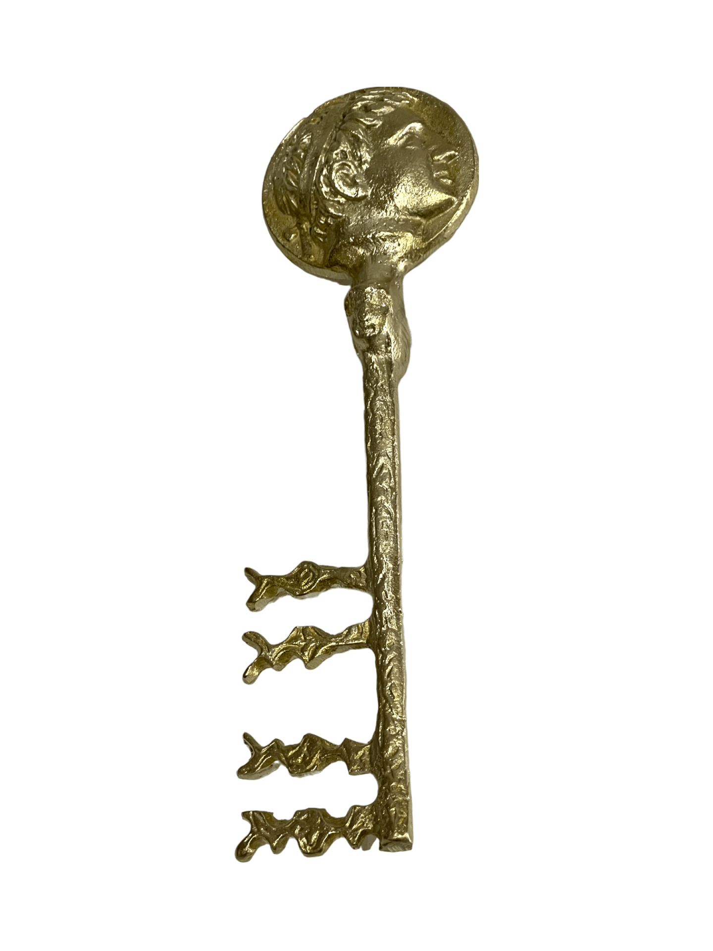 DEKORATİF PİRİNÇ DÖKÜM ESKİTME ANAHTAR (MODEL-8)