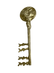 DEKORATİF PİRİNÇ DÖKÜM ESKİTME ANAHTAR (MODEL-8)
