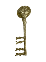 DEKORATİF PİRİNÇ DÖKÜM ESKİTME ANAHTAR (MODEL-8)