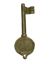 DEKORATİF PİRİNÇ DÖKÜM ESKİTME ANAHTAR (MODEL-10)