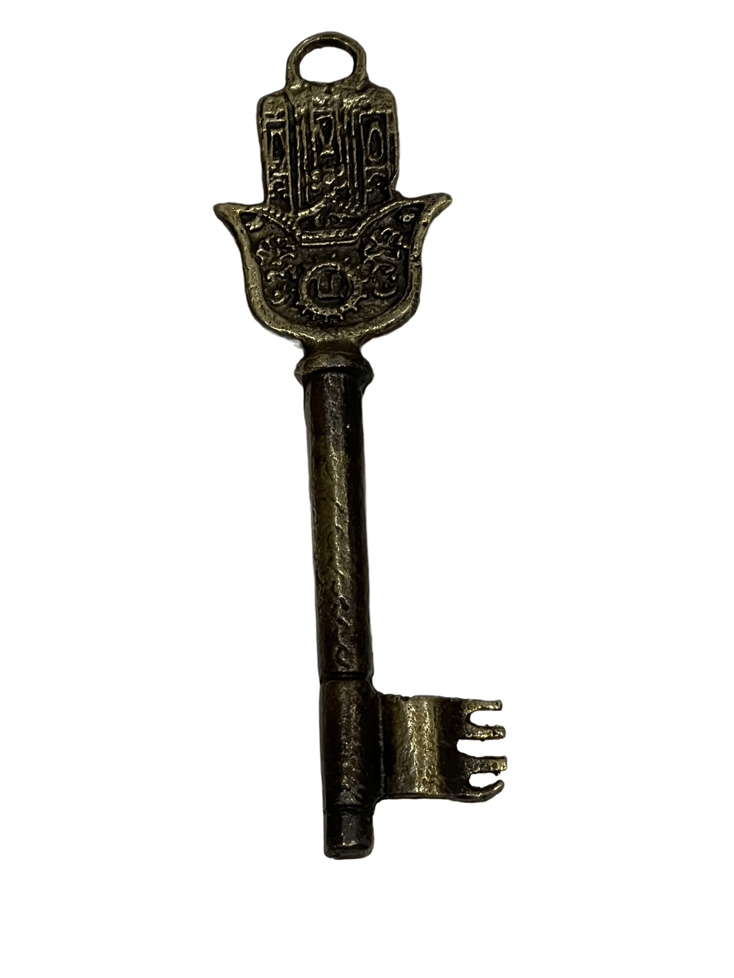 DEKORATİF PİRİNÇ DÖKÜM ESKİTME ANAHTAR (MODEL-11)