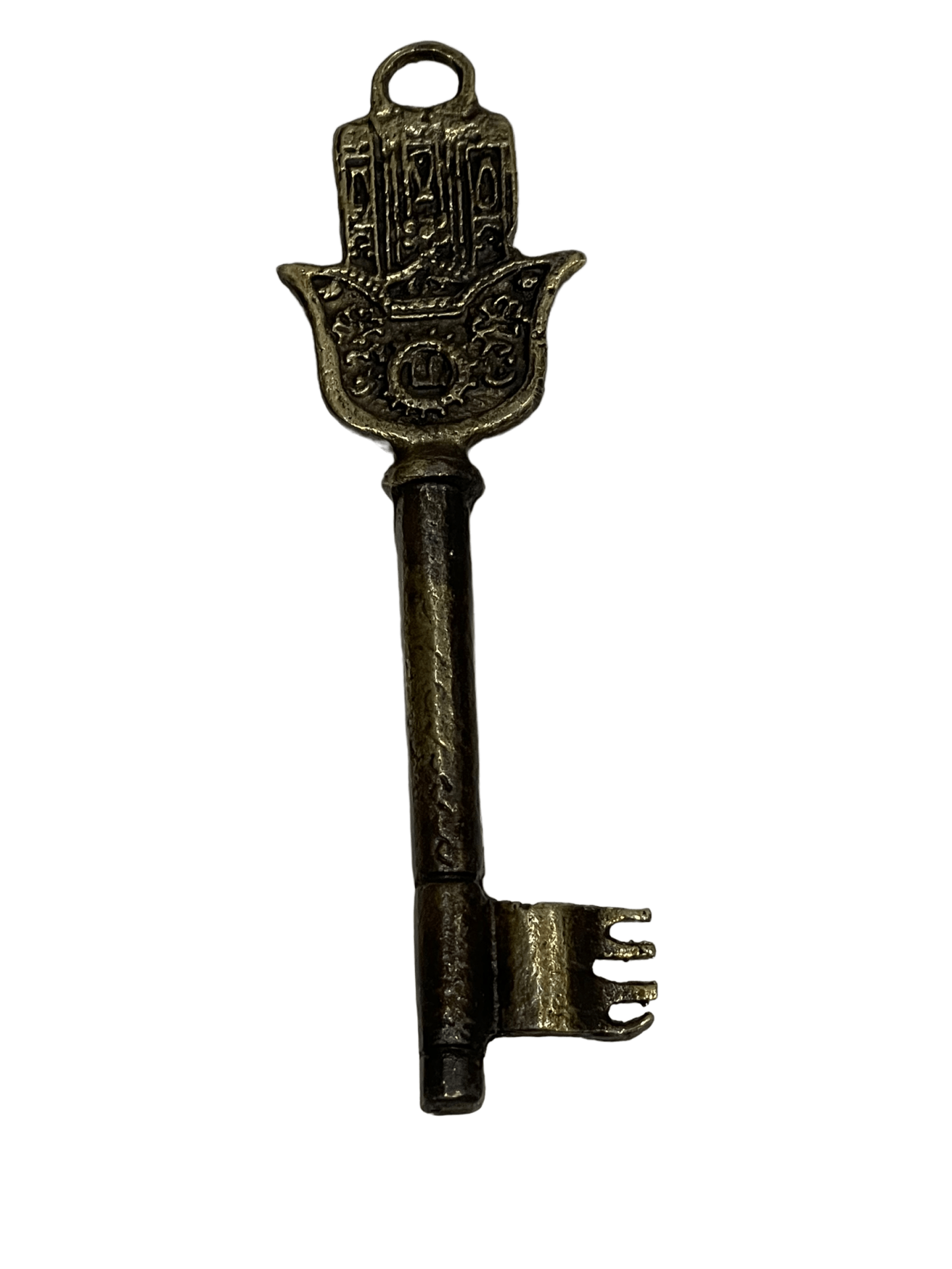 DEKORATİF PİRİNÇ DÖKÜM ESKİTME ANAHTAR (MODEL-11)